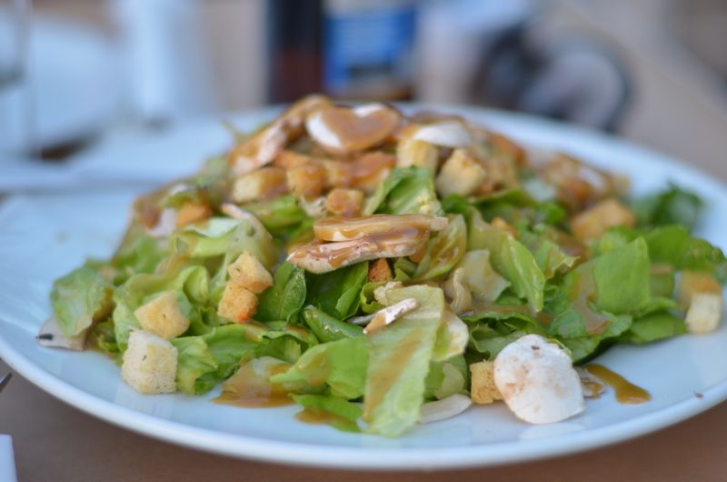 Caesar Salad with parmesan at Marcos